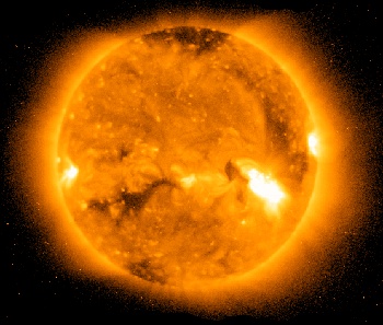 GEOS-13 Solar Xray Imager, first public image, July 6, 2006