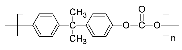 Lexan polycarbonate structural diagram