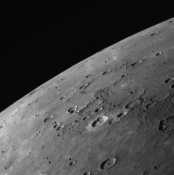 Messenger image of Mercury taken on September 29, 2009