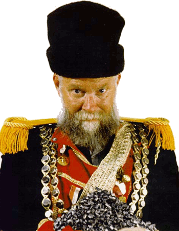 Robert A. Pease in Czar costume.