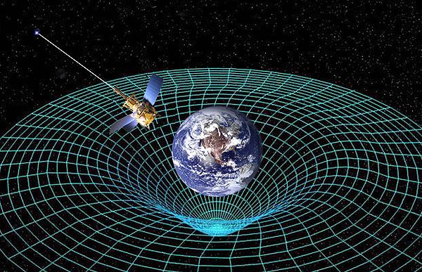 NASA Gravity Probe B satellite in Earth orbit.