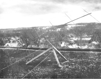 Yagi antenna for 1965 radio telescope.