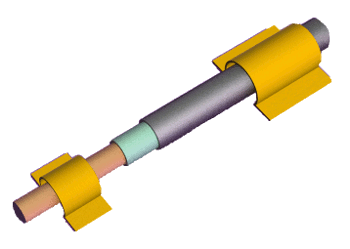 Rice University nanocapacitor (artist's impression)