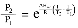 Clausius-Clapeyron equation