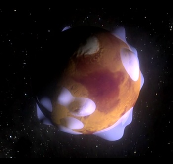 Magnetic Fields on Mars (NASA)