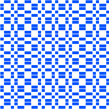 Graphical representation of the Thue-Morse sequence