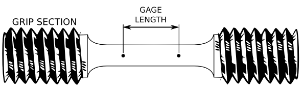Tensile test specimen