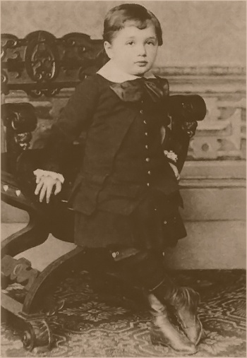 Albert Einstein in 1882