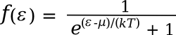Equation for the Fermi-Dirac distribution