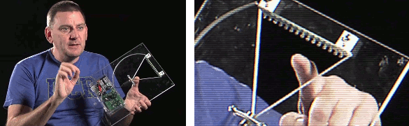 Professor Eamonn Keogh with flying insect sensor.