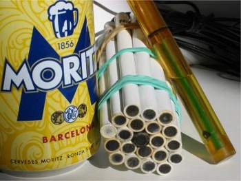 Moritz beer and the Universitat Aut&ograve;noma de Barcelona beer tongue