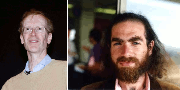 Andrew Wiles and Grigori Perelman