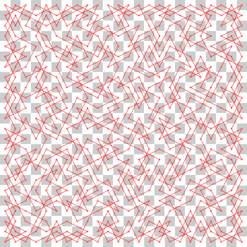 A knight's tour on a 24x24 board.