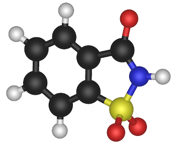 Saccharin molecule