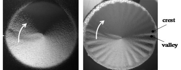 Sand rivers, smooth and undulating