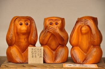 The three wise monkeys