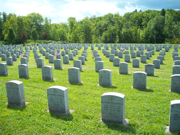 Cemetary at the National Shrine of the North American Martyrs, Auriesville, New York