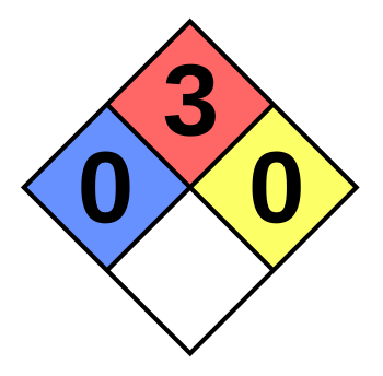 NFPA_704 placard for ethyl alcohol