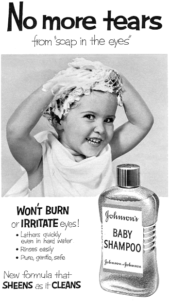 Johnson/Johnson No More Tears Ad, 1956