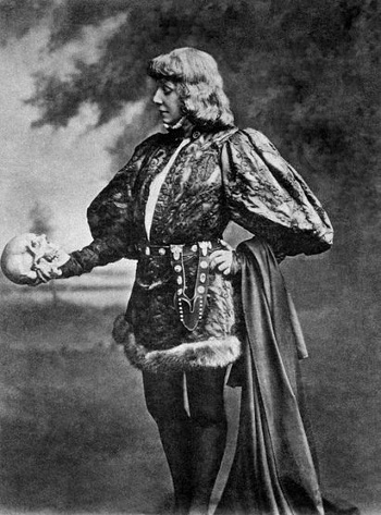 Sarah Bernhardt as Hamlet