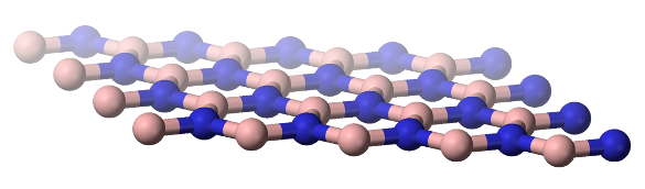 A single layer of hexagonal_boron_nitride