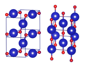 Two crystal forms of krypton monoxide