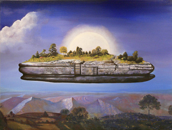 Utopien 04 by Efthymios (Makis) Warlamis (1942-2016)