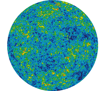 WMAP CMBR map 2008, half sky