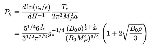 A cosmological equation