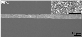 Silver ink microstructure, S. Brett Walker, University of Illinois at Urbana-Champaign