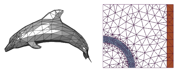 Triangle mesh examples