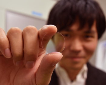 Amorphous tantalum-yttrium oxide film