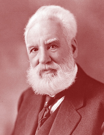 Alexander Graham Bell in a Moffett Studio portrait circa 1914-1919