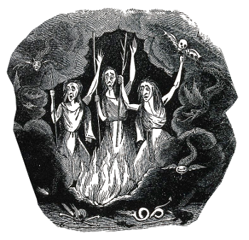 The Three Witches from Macbeth, Wellcome 26345-V0025894