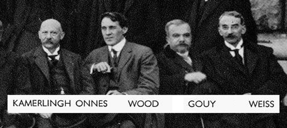 Some attendees at the Second Solay Conference on Physics, Brussels, 1913