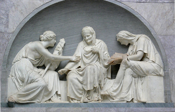 The Three Fates, Clotho, Lachesis, and Atropos