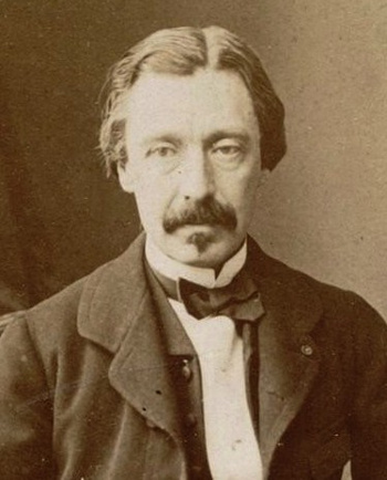 1882 portrait of French physicist and astronomer, L&eacute;on Foucault (1819–1868)