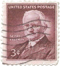 George Eastman on a 1954 US Postage Stamp