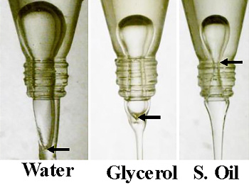 Bubble pinch-off at bottle opening