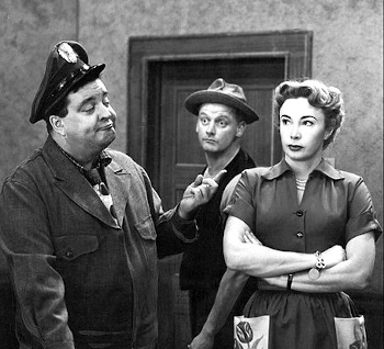 Principal cast of The Honeymooners sitcom