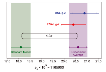 Muon experiment statistics.