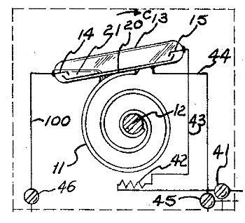 Portion of fig. 1 of US Patent No. 3,284,002, 'Control Apparatus,' by Walter E. Edelman and David J. Sutton, October 26, 1964.