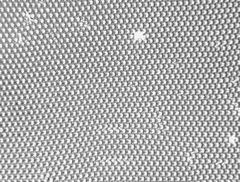 Bubble raft showing an edge dislocation