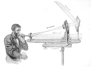 A photophone transmitter
