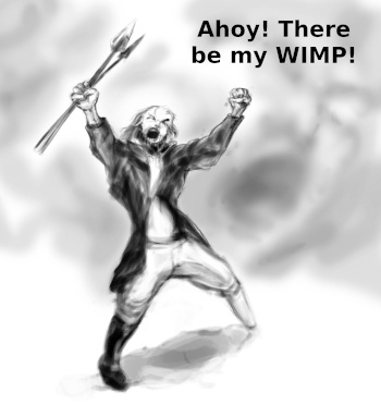 Captain Ahab on his hunt for the elusive WIMP