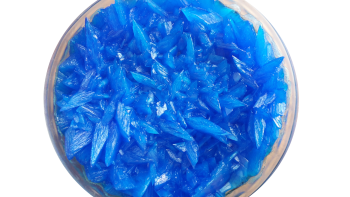 copper(II) sulfate pentahydrate crystals
