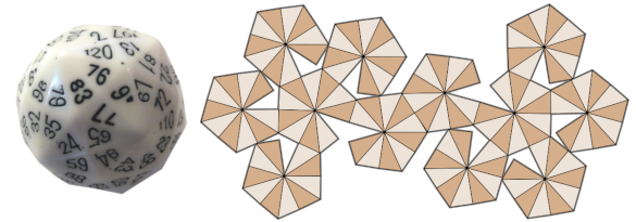 A 120-sided die